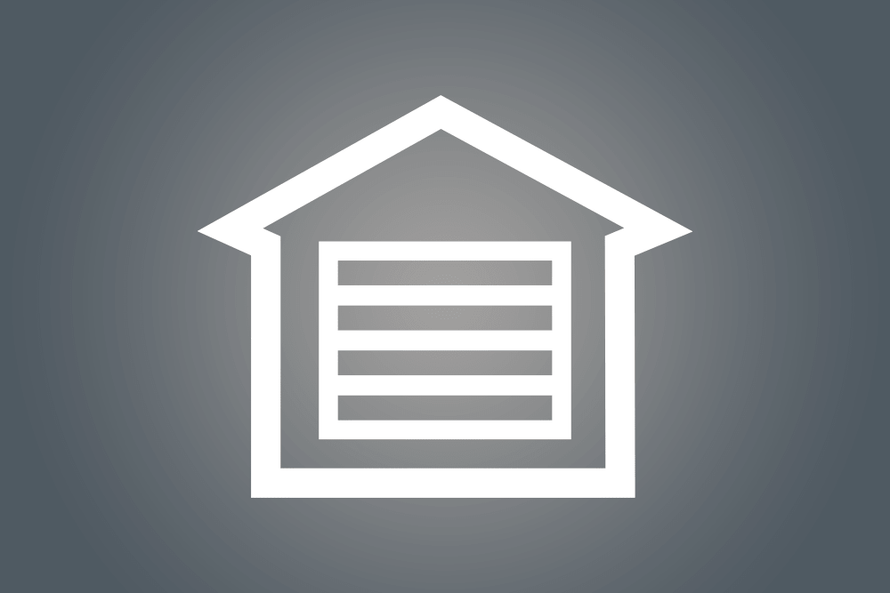 How do I set up automation rules for my garage door?