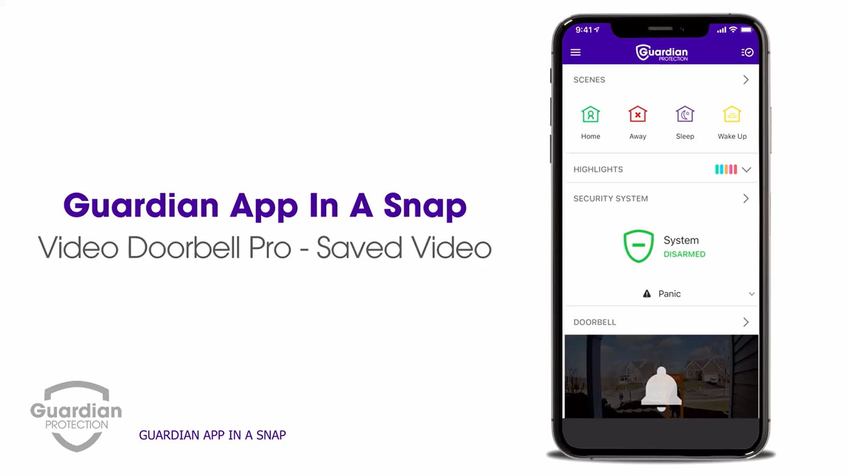 How to View a Saved Video from the Doorbell Pro on the Guardian App