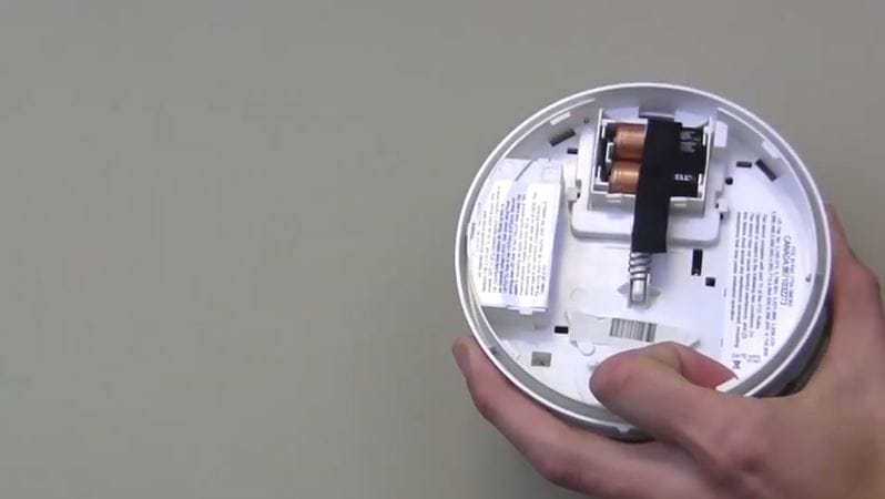 How to Replace the Battery for a Monitored Smoke Detector