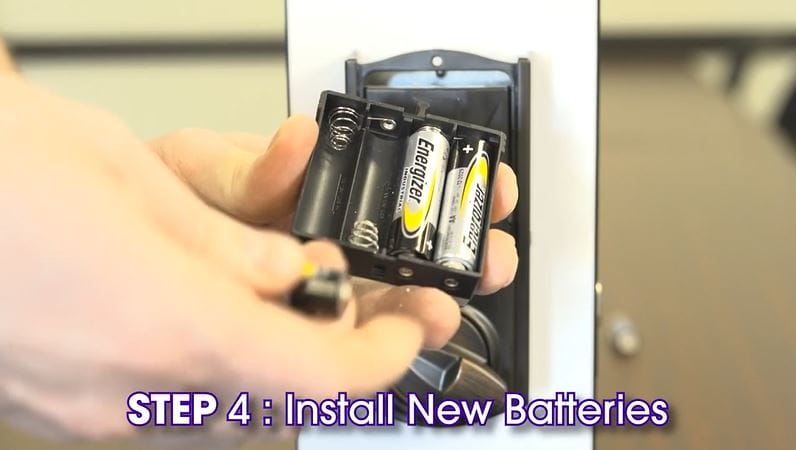 How to Replace the Battery for a Z-Wave Door Lock