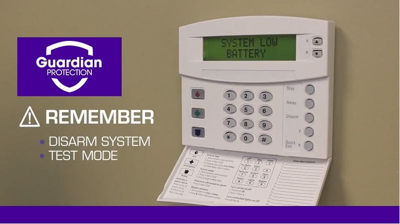 How to Replace the Battery in an Interlogix Concord 4 Security Panel