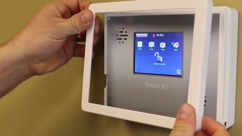 How to Replace the Battery in an Interlogix Simon Xti Security Panel
