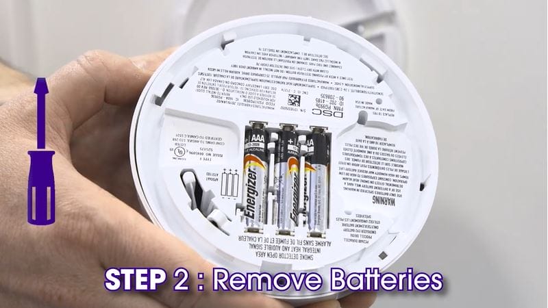 How to Replace the Battery for a PowerG Smoke & Heat Detector