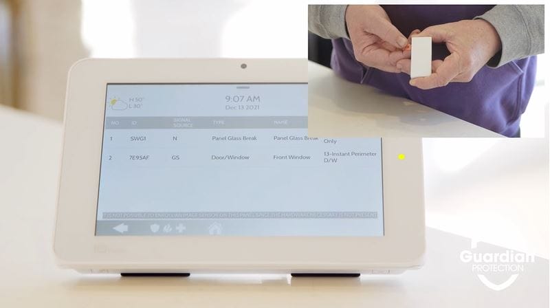 Self Install a Guardian Window/Door Sensor