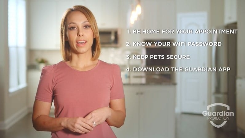 Guardian employee with 5 ways to prepare for security install