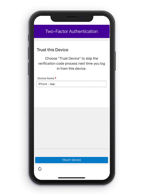 Screenshot from the Guardian Protection app