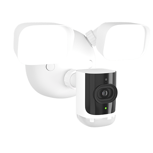 Guardian Protection floodlight camera right side view