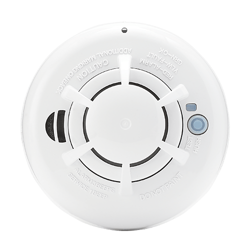 Front view of Guardian Protection's heat detector