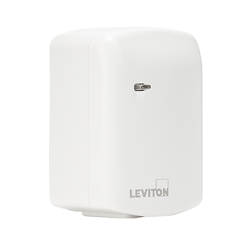 Left side view of Guardian Protection's indoor smart plug