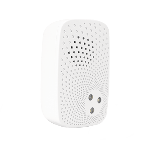 Left side of Guardian Protection alarm siren