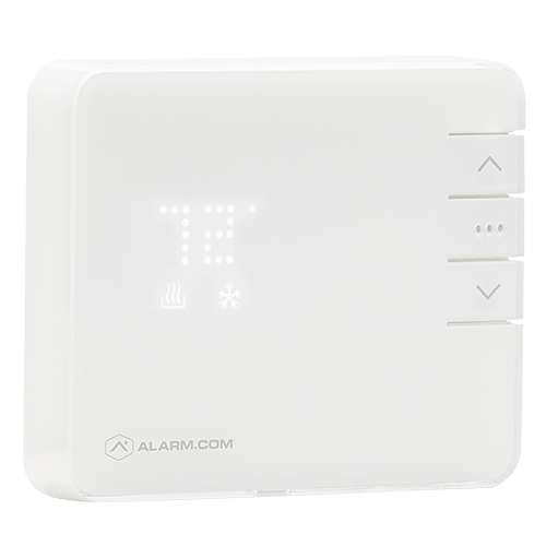 Left side of Guardian Protection smart thermostat