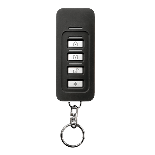 Front view of Guardian Protection key fob