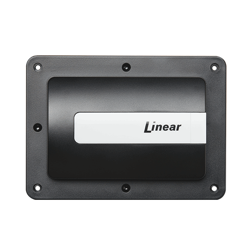 Front view of Guardian Protection smart garage door opener