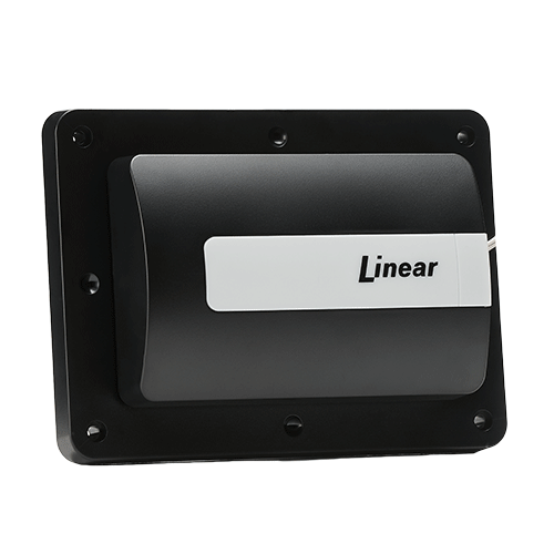 Side view of Guardian Protection's smart garage door opener