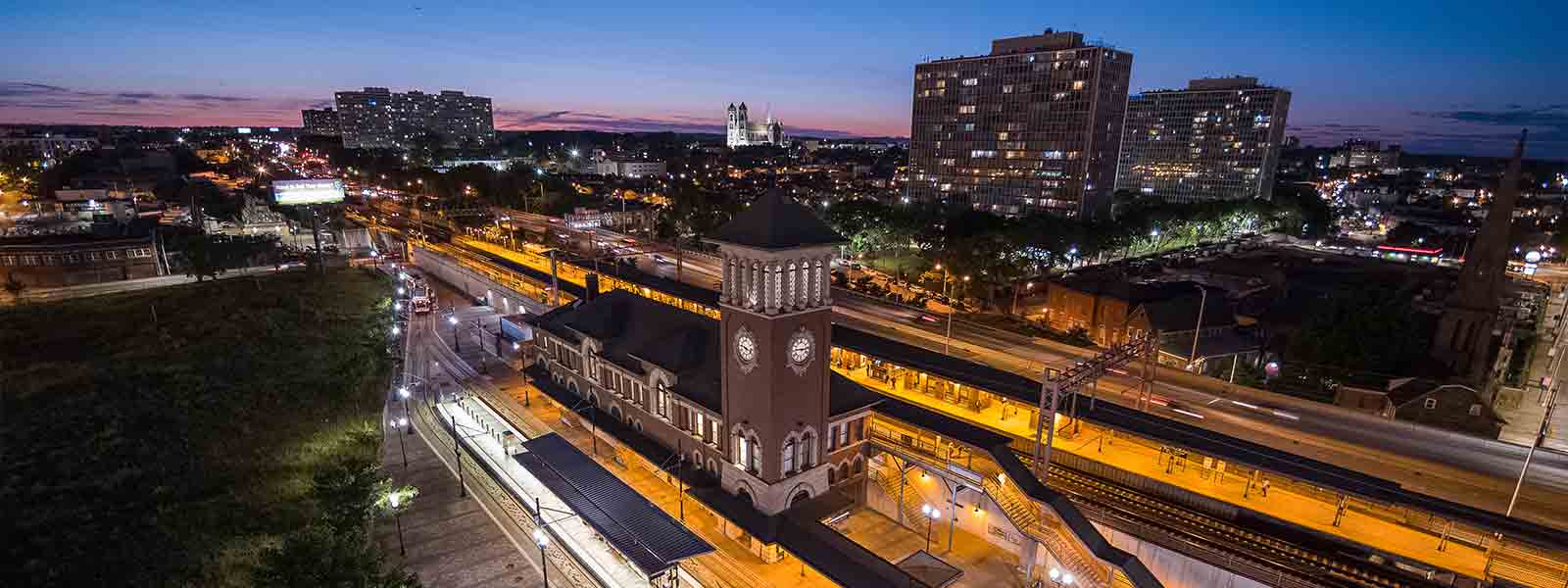 City view of Newark, NJ
