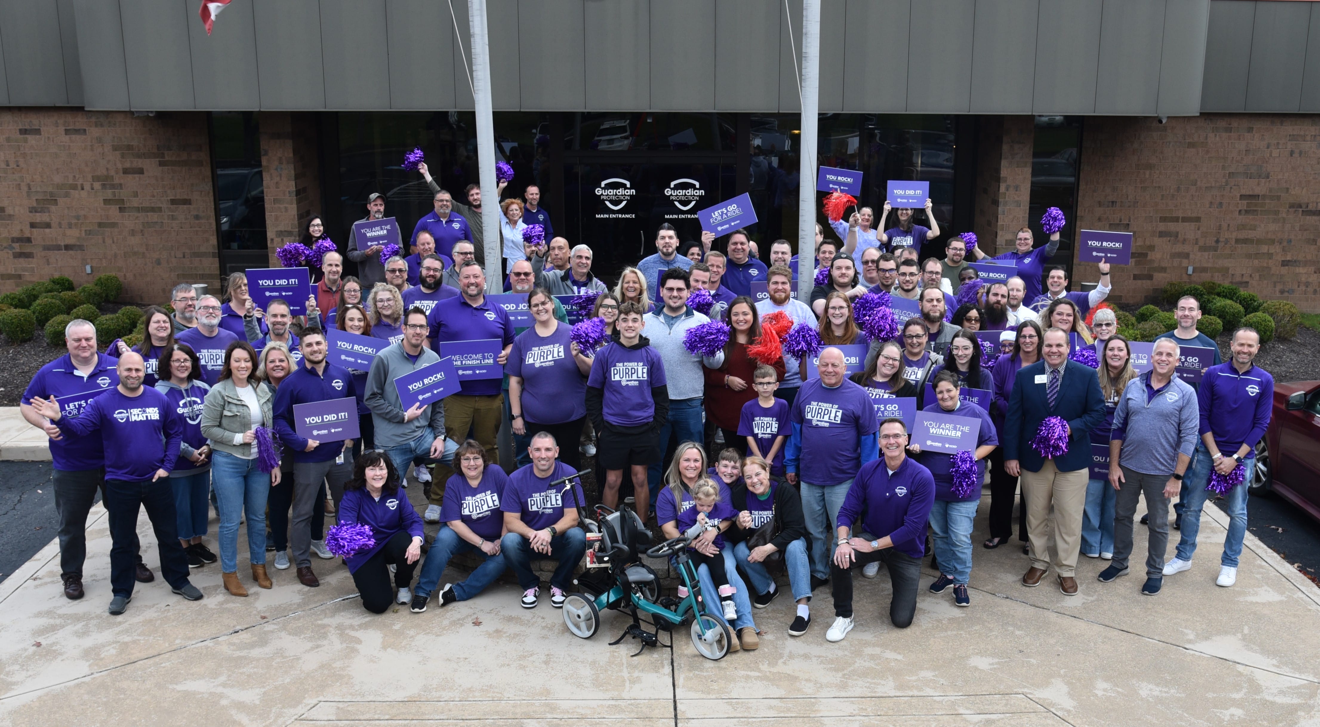 Guardian Protection team members at 2025 Variety event 