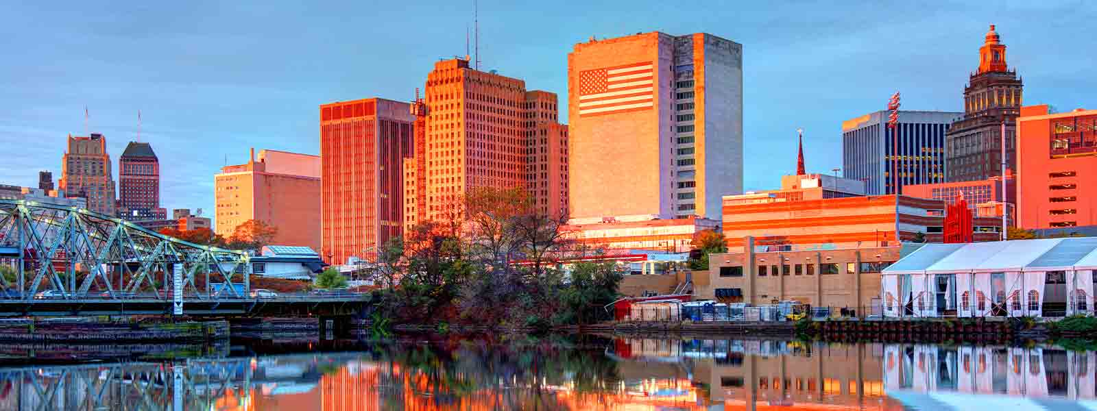 Skyline in Newark, NJ